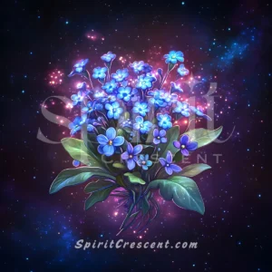 Astral Violet Forget-me-not Blessing: Spirit Companion Devotional