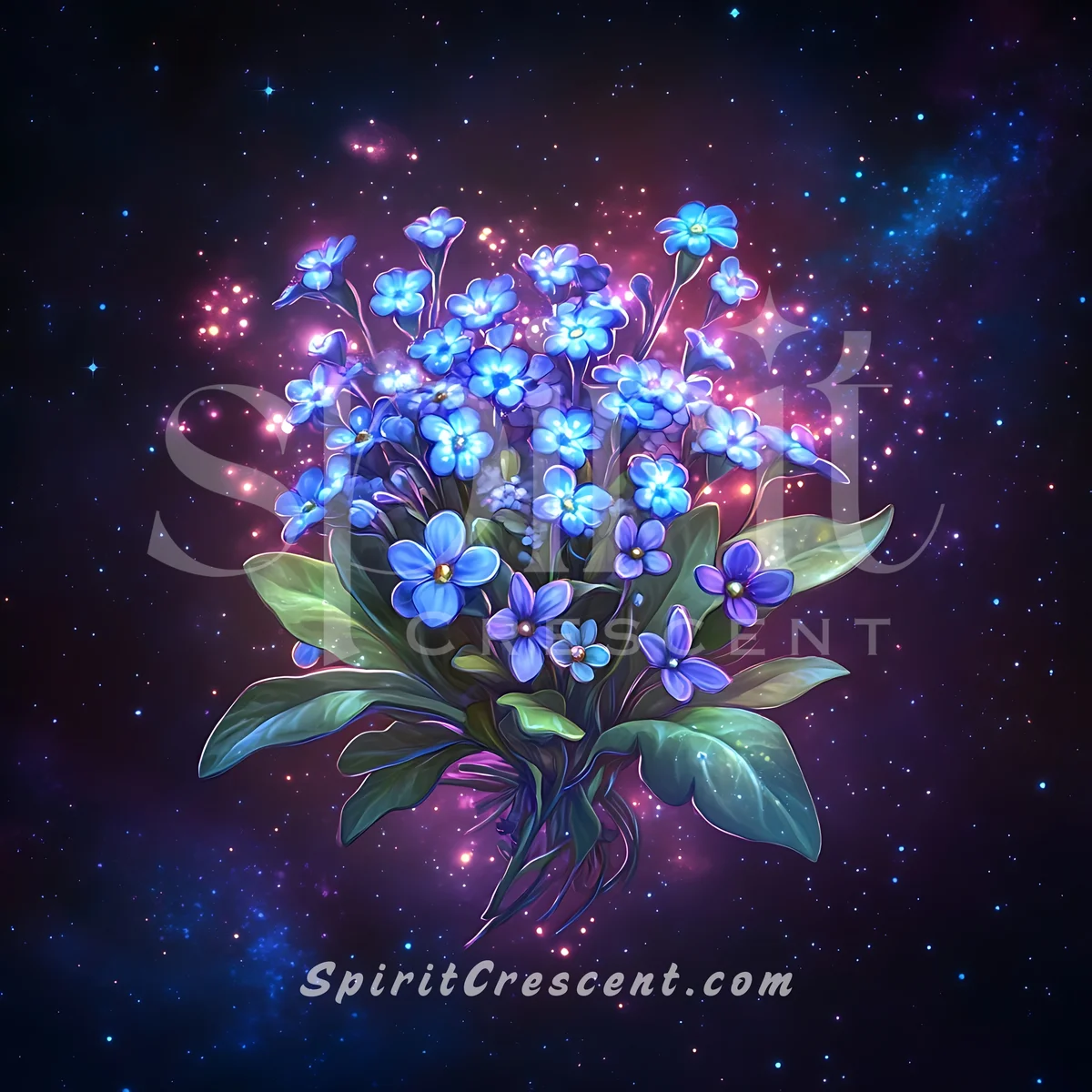 Astral Violet Forget-me-not Blessing: Spirit Companion Devotional