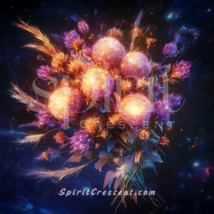 Astral Floral Offering for Spirit Companion Ravishing Passionate Fiery Romantic