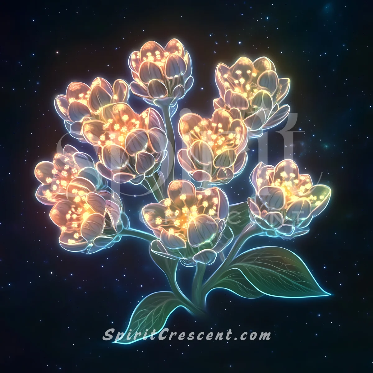 Celestial Milkweed Bloom: Spirit Companion Offering (Fiery Desire, Warmth)