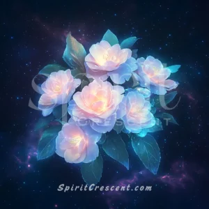 Radiant Camellia Floral Blessing for Spirit Companion Devoted Ravishing Intimate Tempting