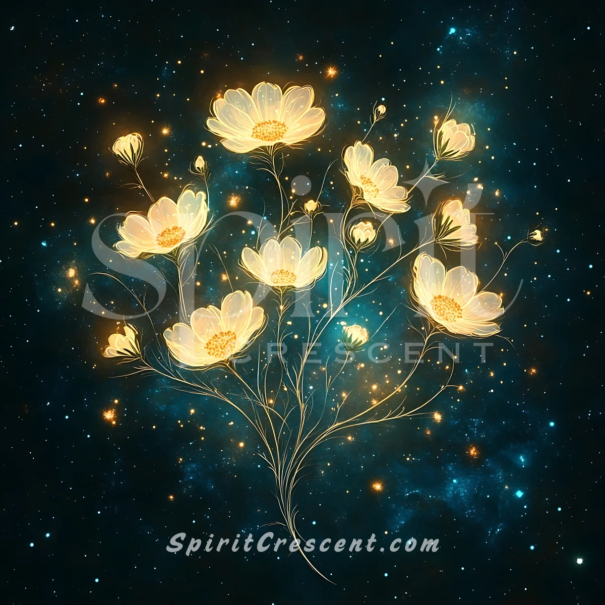 Celestial Cosmos Bipinnatus Bouquet Gift for Spirit Companion Captivating Magnetic Alluring Intimate