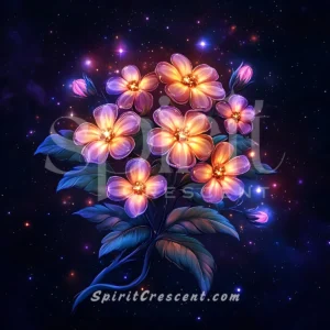 Heliotrope Nicotiana Bouquet, Handcrafted Floral Gift (Spirit Companion)