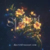 Sacred Wax Starflower: Romantic Floral Offering for Spirit Companion