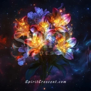 Blessed Bouquet Spirit Gift, Velvet Wrapped (Magnetic, Captivating)