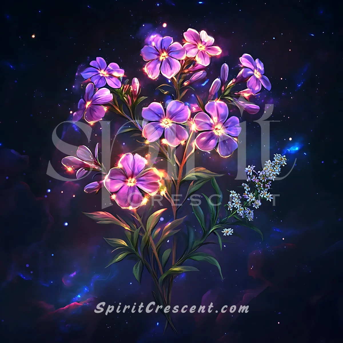 Spirit Companion Blessing Bouquet - Mystic Phlox and Yarrow
