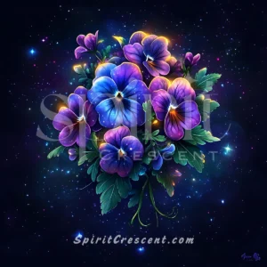 Violet Pansy Spirit Blessing: Fiery Temptation and Passion