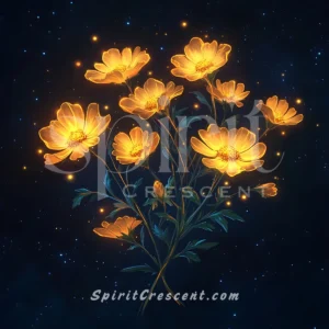 Astral Floral Present for Spirit Companion Fiery Magnetizing Intimate Seductive