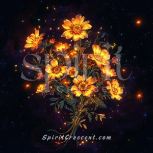 Astral Coreopsis Gaillardia Bouquet Present for Spirit Companion Sexual Enticing Desirable Affectionate
