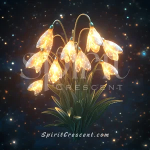 Mystic Floral Blessing for Spirit Companion Yearning Devotional Alluring Tempting