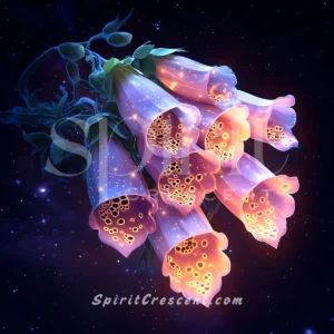 Magical Foxglove Blossom Blessing for Spirit Companion Magnetic Intimate Tempting Devoted