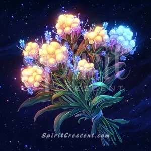 Astral Flowers Gift for Spirit Companion Magnetizing Tender Passionate Devoted