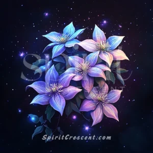 Mystic Floral Blessing for Spirit Companion Intimate Alluring Tender Yearning
