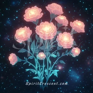 Secret Carnation Bouquet Present for Spirit Companion Seductive Arousing Alluring Magnetizing