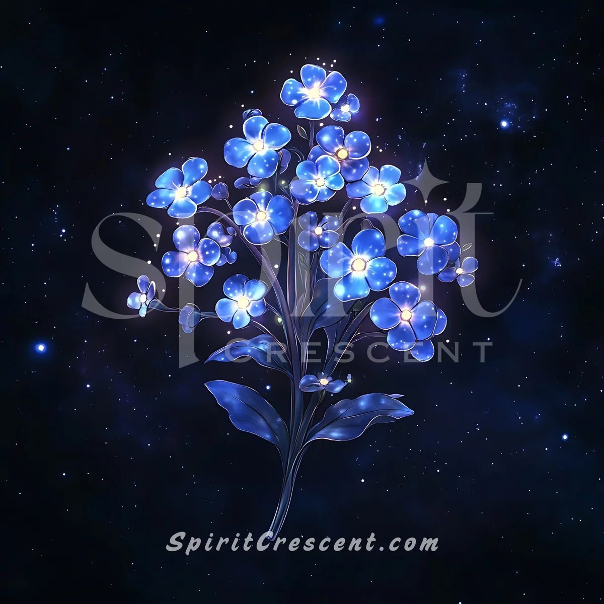 Forget-me-not Bouquet: Spiritual Offering for Devoted Companions (Gentle Energy)