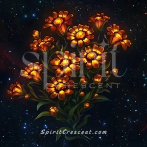 Astral Bouquet Present for Spirit Companion Fiery Tempting Desirable Devoted