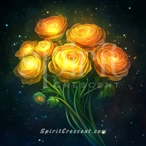 Sacred Flower Blessing for Spirit Companion Yearning Sexual Arousing Affectionate