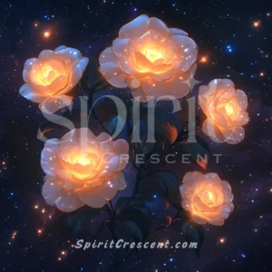 Celestial Camellia Blossom Gift for Spirit Companion Yearning Desirable Passionate Affectionate