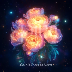 Blessed Peony Ranunculus Flower Present for Spirit Companion Tender Ravishing Tempting Affectionate