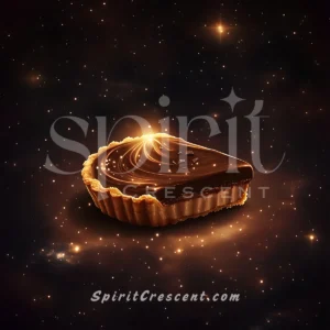 Chocolate Tart Slice: Calming Spirit Blessing (Tender and Loving)