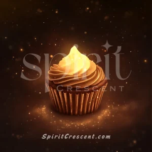 Spiritual Chocolate Cupcake Blessing for Spirit Companion Arousing Devotional Deepening Releaxing