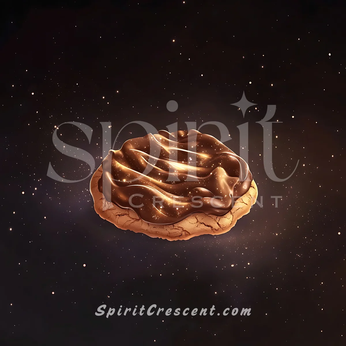 Astral Chocolate Cookie Gift: Fiery, Soothing Spirit Offering