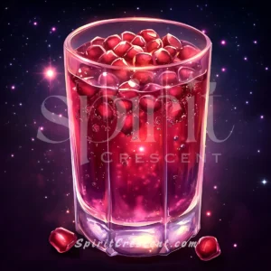 Blessed Pomegranate Juice Gift for Spirit Companion Romantic Releaxing Enticing Arousing