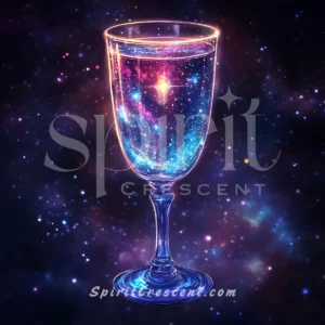 Spirit Companion Offering, Sparkling Wine Energy (Soothing and Devoted)