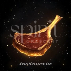 Spirit Companion Veal Chop Offering, Soothing and Tender (Energetic Gift)