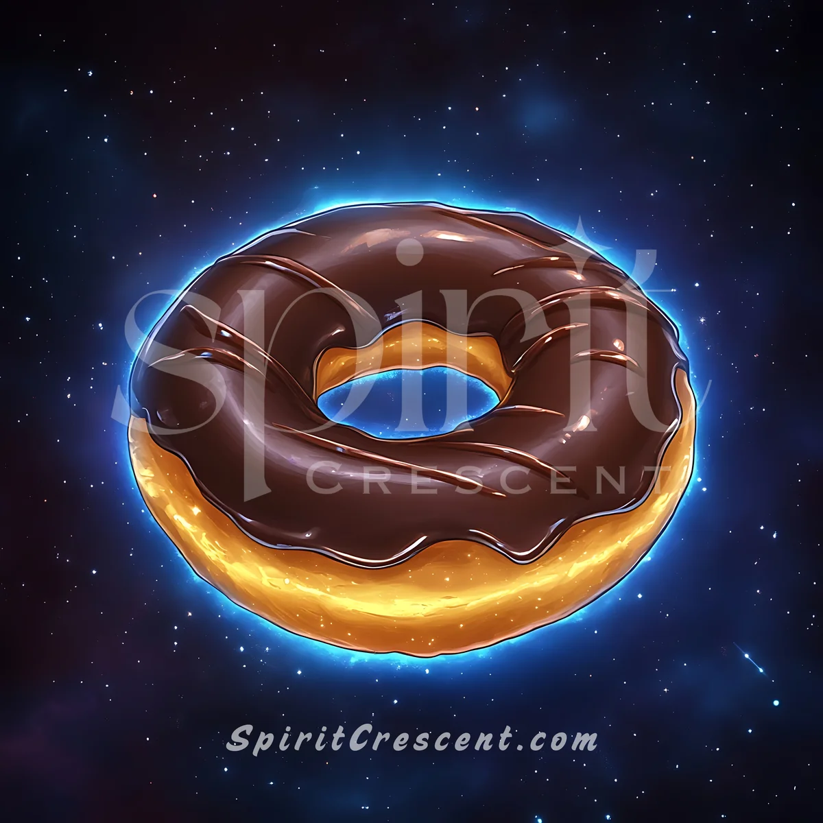 Spirit Companion Offering: Astral Chocolate Donut - Calming, Sensual