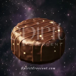 Spiritual Chocolate Ganache Cake Present for Spirit Companion Fiery Arousing Calming Nurturing