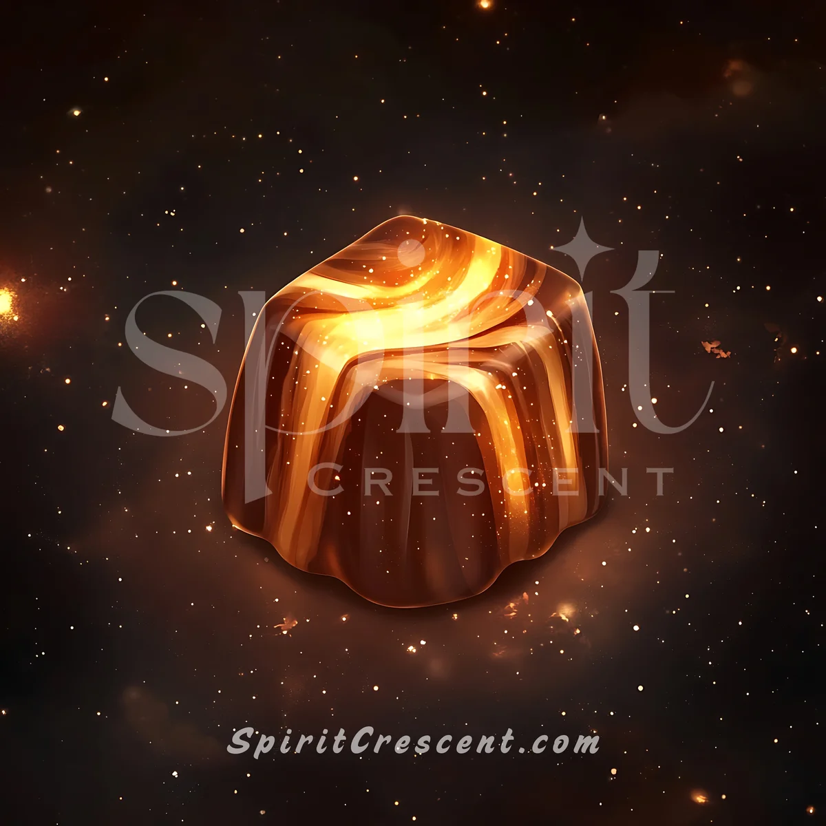 Celestial Chocolate Bonbon Present for Spirit Companion Awakening Calming Devotional Devoted