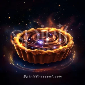 Celestial Chocolate Tart Gift for Spirit Companion Tempting Affectionate Fervent Devotional