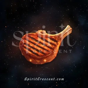 Spirit Companion Offering, Luminous Pork Chop (Comforting and Affectionate)