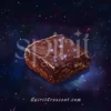 Celestial Chocolate Cake Slice Gift for Spirit Companion Relieving Enticing Arousing Comforting