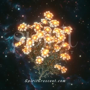 Blessed Yarrow Flower Blessing for Spirit Companion Romantic Devotional Arousing Intimate