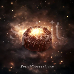 Celestial Chocolate Bonbon Offering for Spirit Companion Enticing Tender Fervent Magnetic