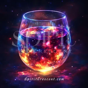 Red Wine Gift: Intimate Offering for Spirit Companion (Arousing, Deepening)