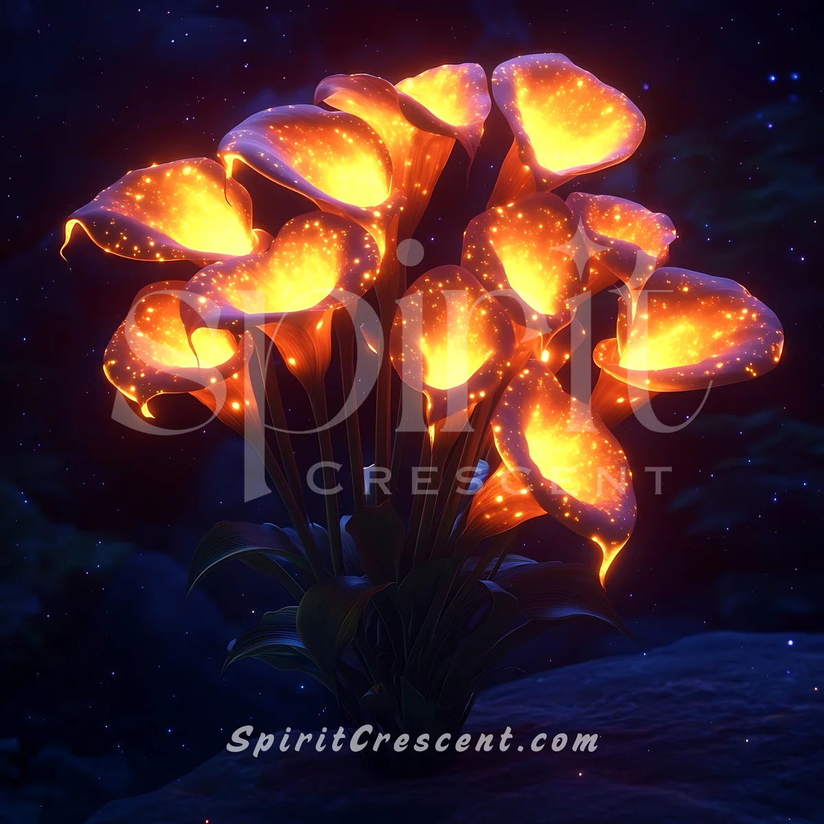 Spirit Companion Offering: Mystic Flowers (Sensual, Romantic Energy)