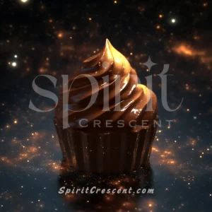 Ethereal Chocolate Mousse Offering: Fiery Spirit Companion Devotion