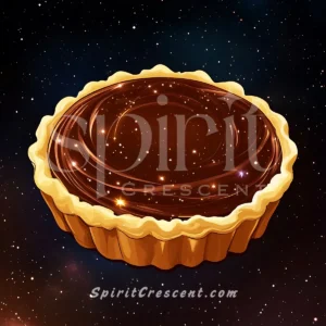 Sacred Chocolate Tart Blessing for Spirit Companion Fiery Captivating Enticing Tender