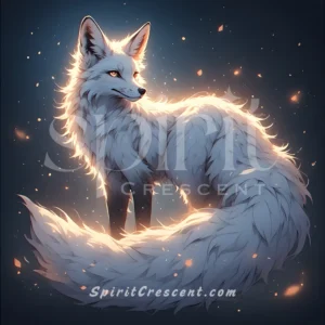 Celestial Fox Spirit Familiar Transformation Aid Playful Mischief