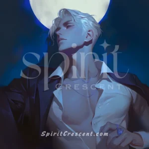 Moonlit Vampire Spirit Companion: Obsession, Intimacy, Confidence