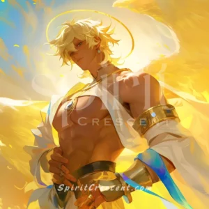 W - Radiant Angel Spirit Companion: Luck, Fortune, Grief Healing