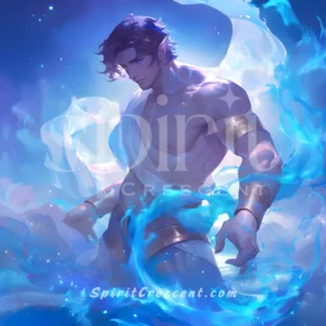 R - Zephyr Djinn Spirit Companion: Loyalty, Intimacy, Revival, Affection