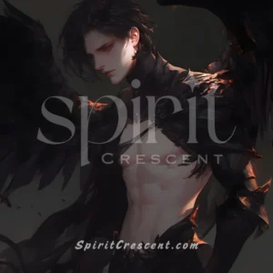 Obsidian Archangel Spirit Companion: Energy, Motivation, Soothing, Clarity