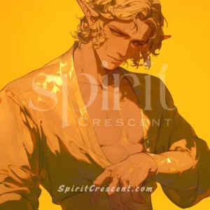 Gilded Elf Spirit Companion: Fear Dissolving, Manipulation