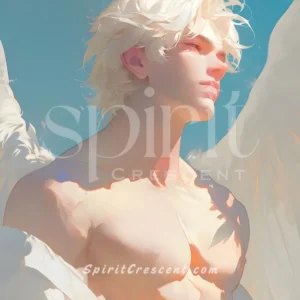 Lunar Cherub Spirit Companion: Soothing, Awakening, Loyalty, Grief Healing