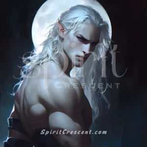 Moonlit Vampire Spirit Companion: Motivation, Cleansing, Desire