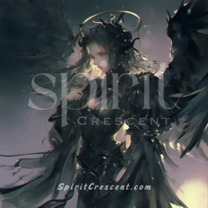 R - Obsidian Archangel Spirit Companion: Destiny, Intimacy, Calming